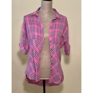 C&C California Summery Flannel Top